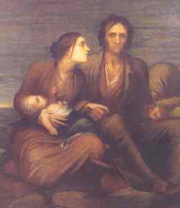 The Irish Famine by George Frederic Watts, 1849-50 (detail)